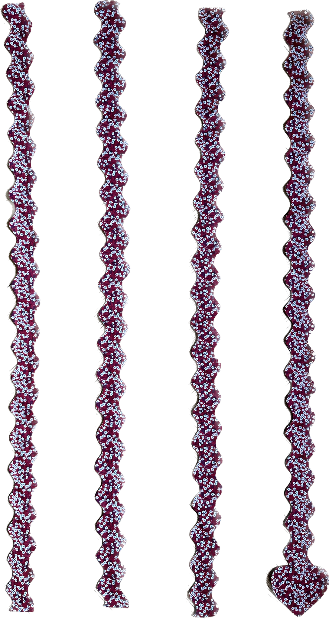 Set of four JOY ribbons