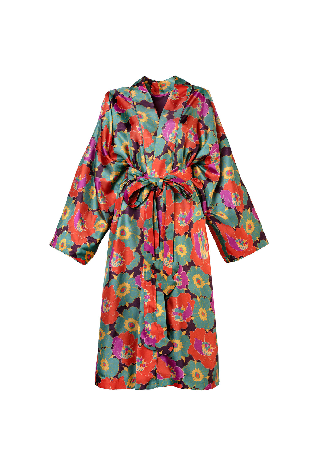 ⚫︎horror vacuiホラーヴァキュイDAUPHINEコート新品23aw DAUPHINE silk kimono style coat – HORROR VACUI