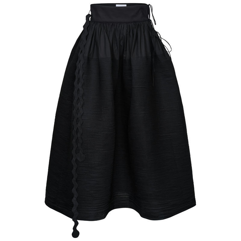 【Reha.】Tuck Maxi Skirt TOGA maxi pin-tuck skirt – HORROR VACUI