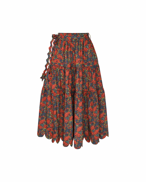 FLEUR midi skirt