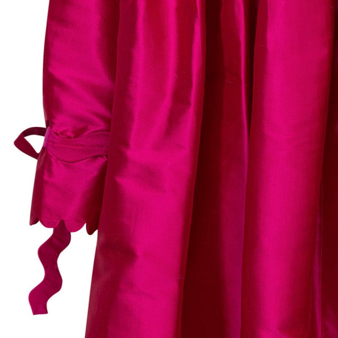 MIRA silk faille maxi dress