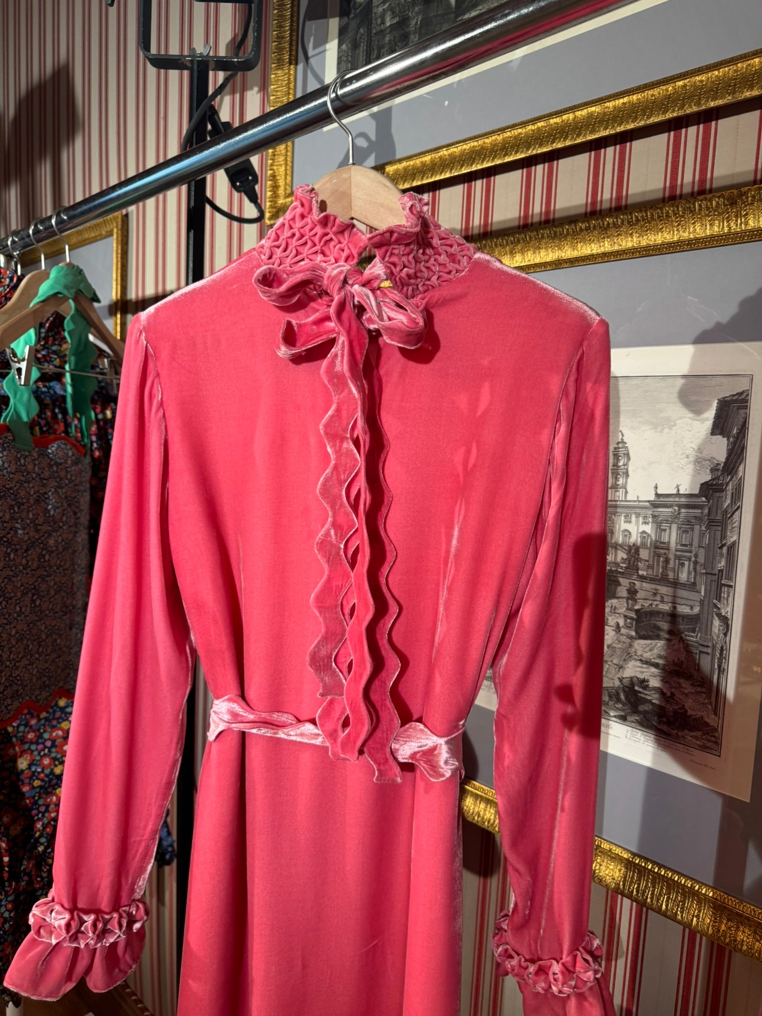 ISABEAU velvet dress