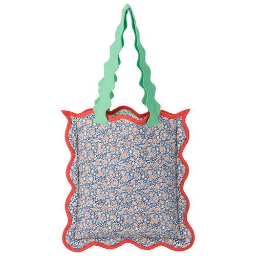 PRIMOSE quilted baby cord tote bag
