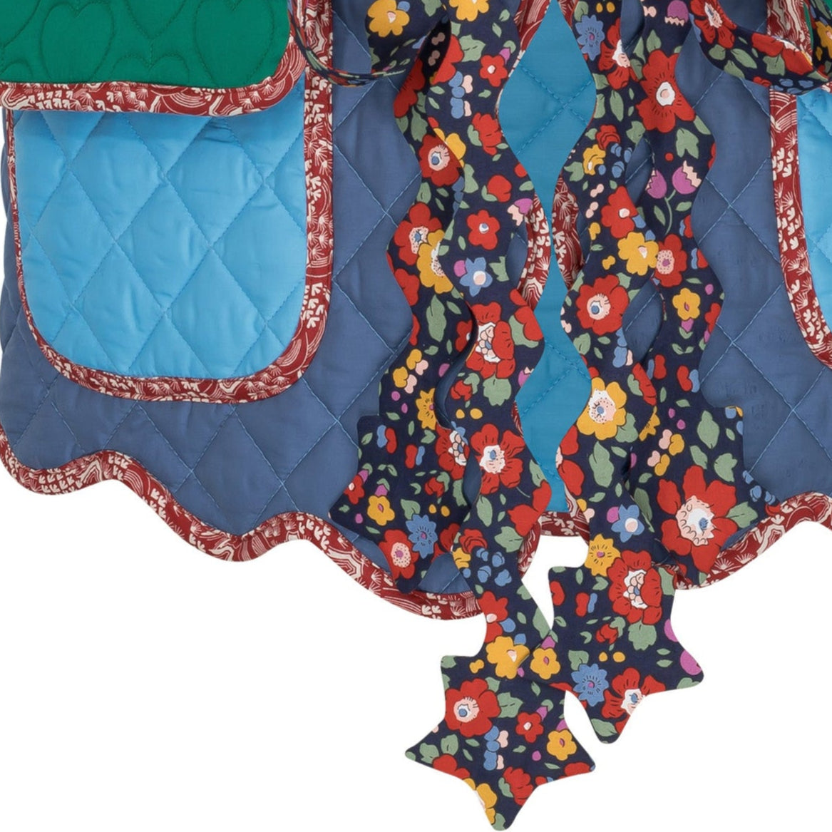 GISÉLE quilted patchwork cotton vest