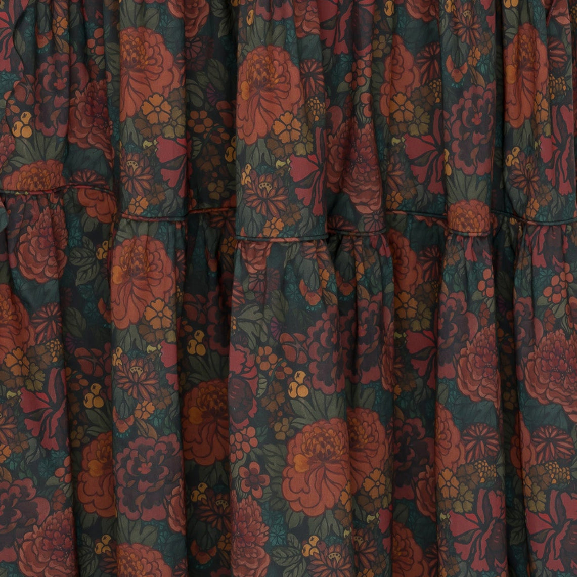 FLEUR midi cotton skirt