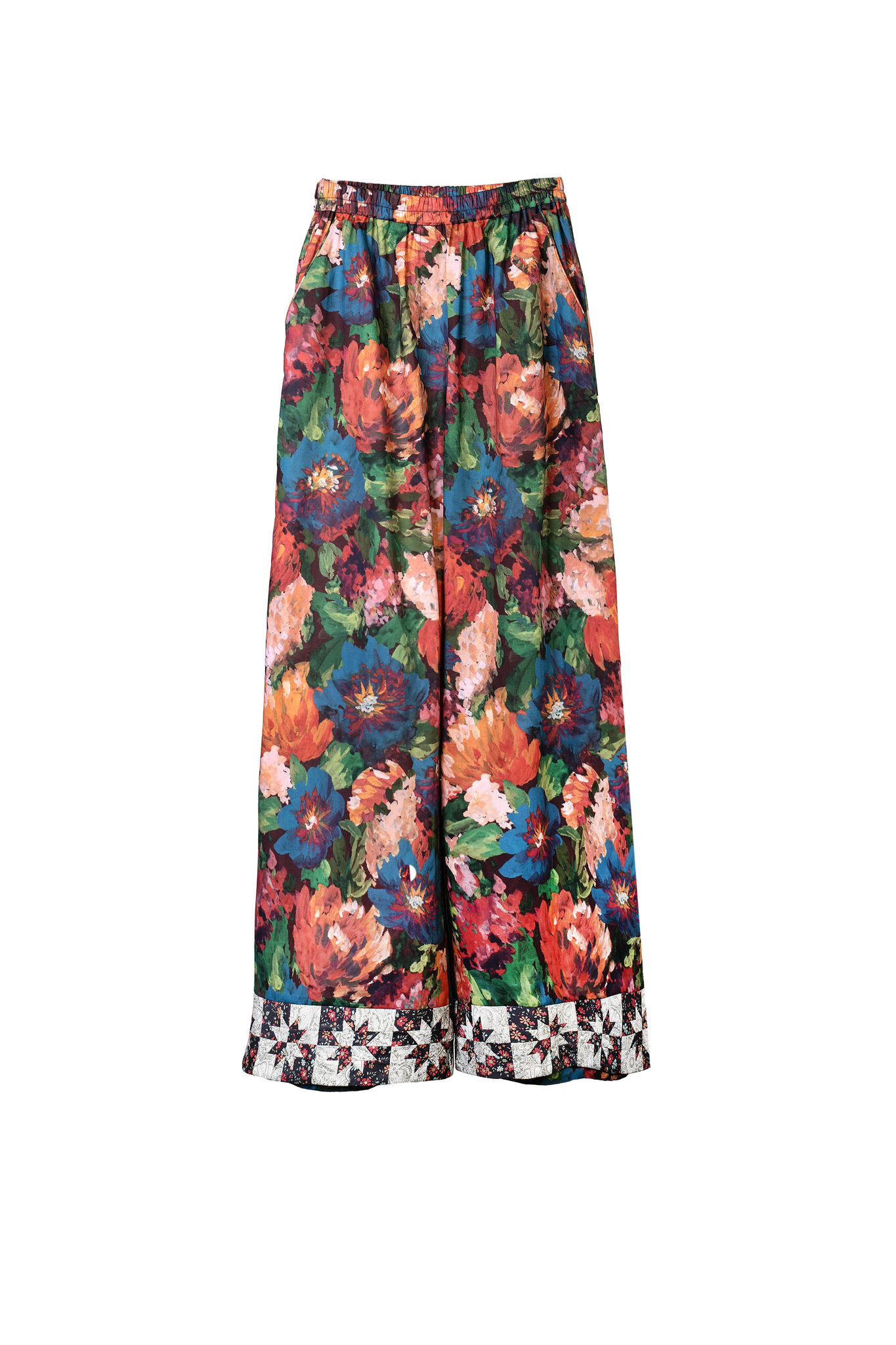 WILHELM artisanal mosaic patchwork pants – HORROR VACUI WILHELM artisanal mosaic patchwork pants – HORROR VACUI